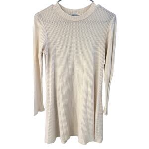 Honeylee Cream Stretchy Long Sleeve Top - Medium